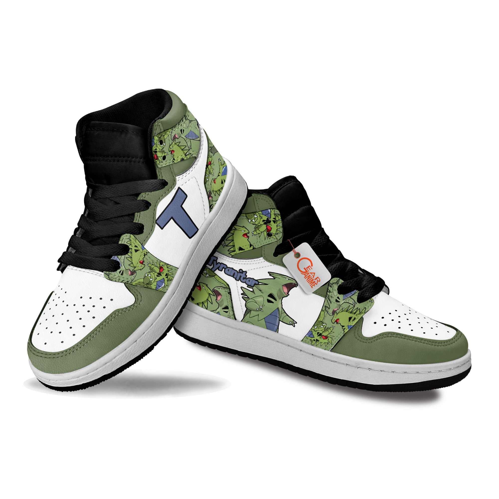 Tyranitar Personalized Kids High-Top Sneakers