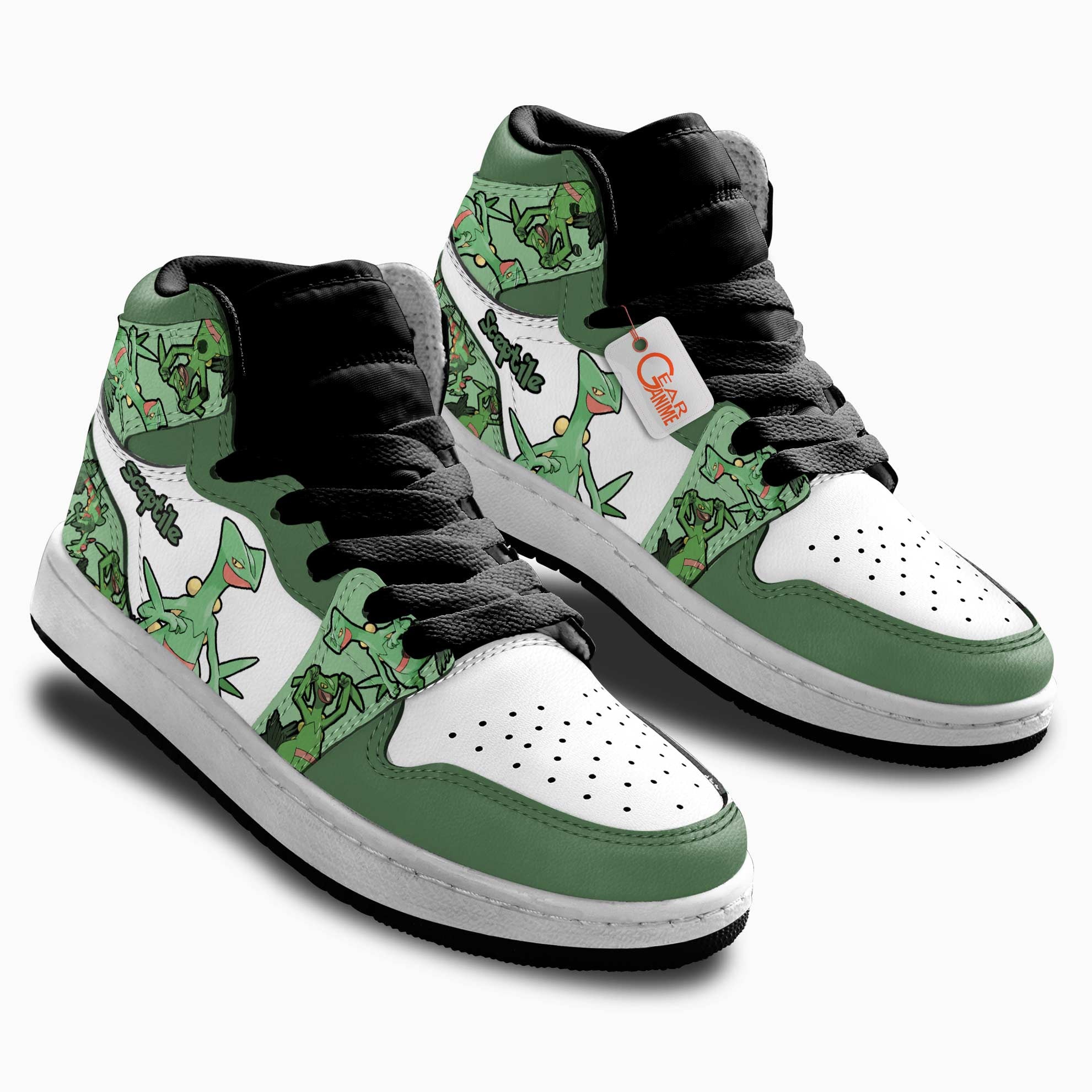 Sceptile Personalized Kids High-Top Sneakers
