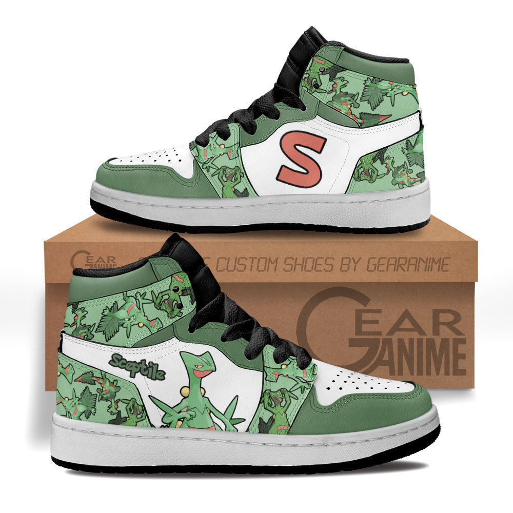 Sceptile Personalized Kids High-Top Sneakers