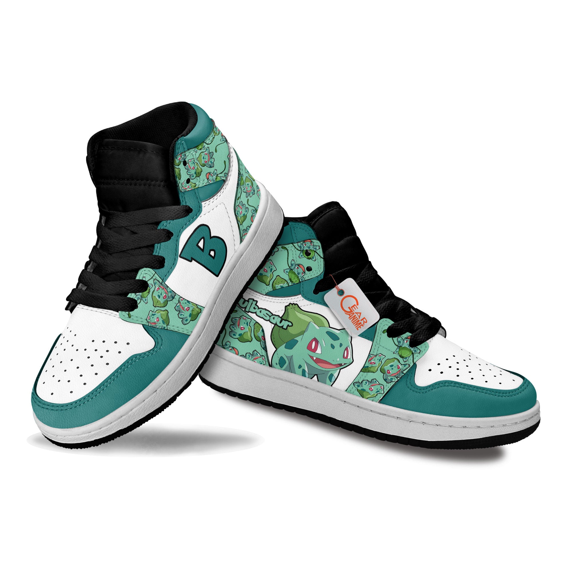 Bulbasaur Personalized Kids High-Top Sneakers