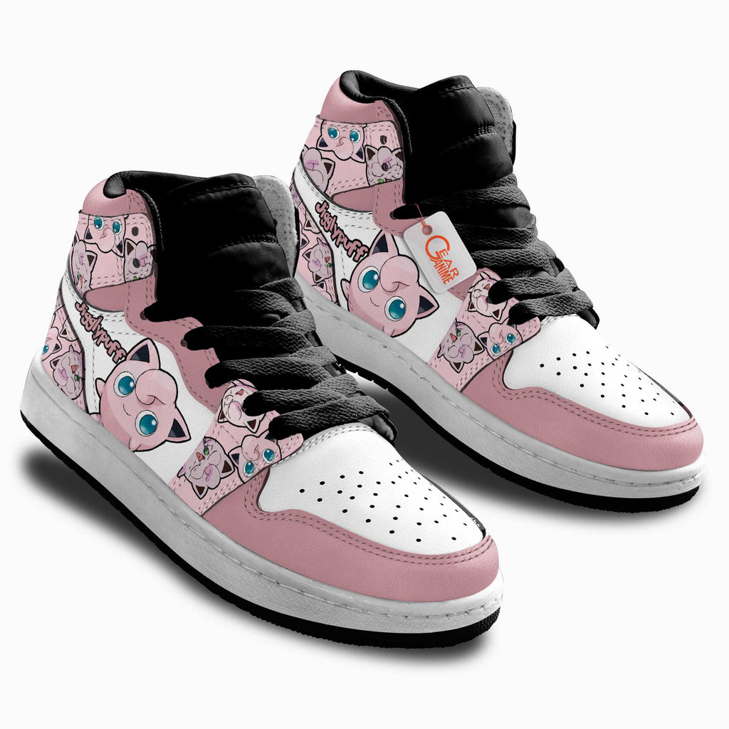 Jigglypuff Personalized Kids High-Top Sneakers