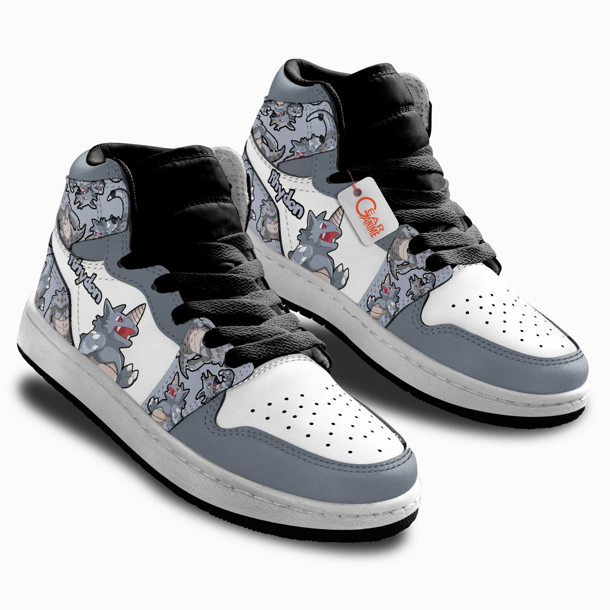 Rhydon Personalized Kids High-Top Sneakers