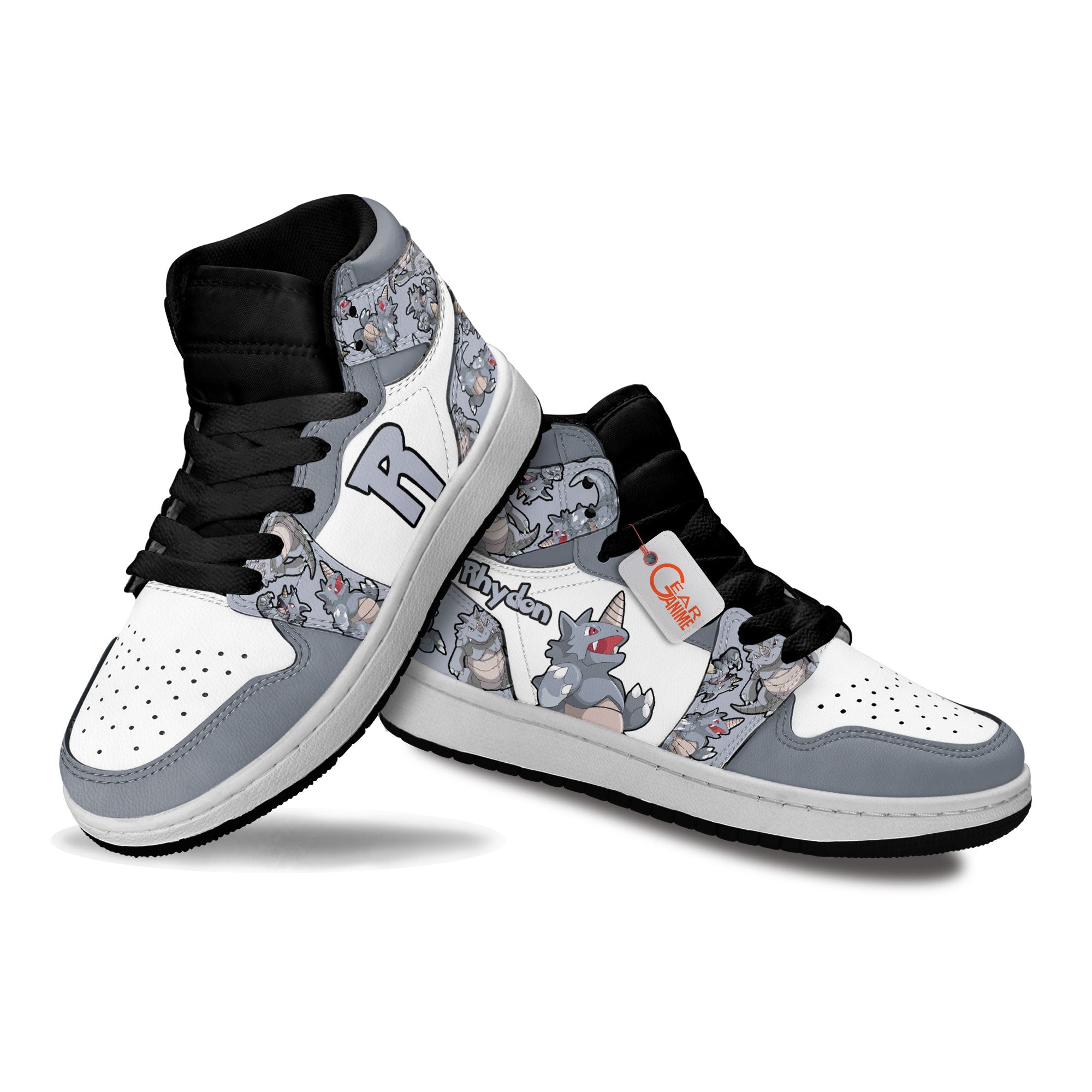 Rhydon Personalized Kids High-Top Sneakers