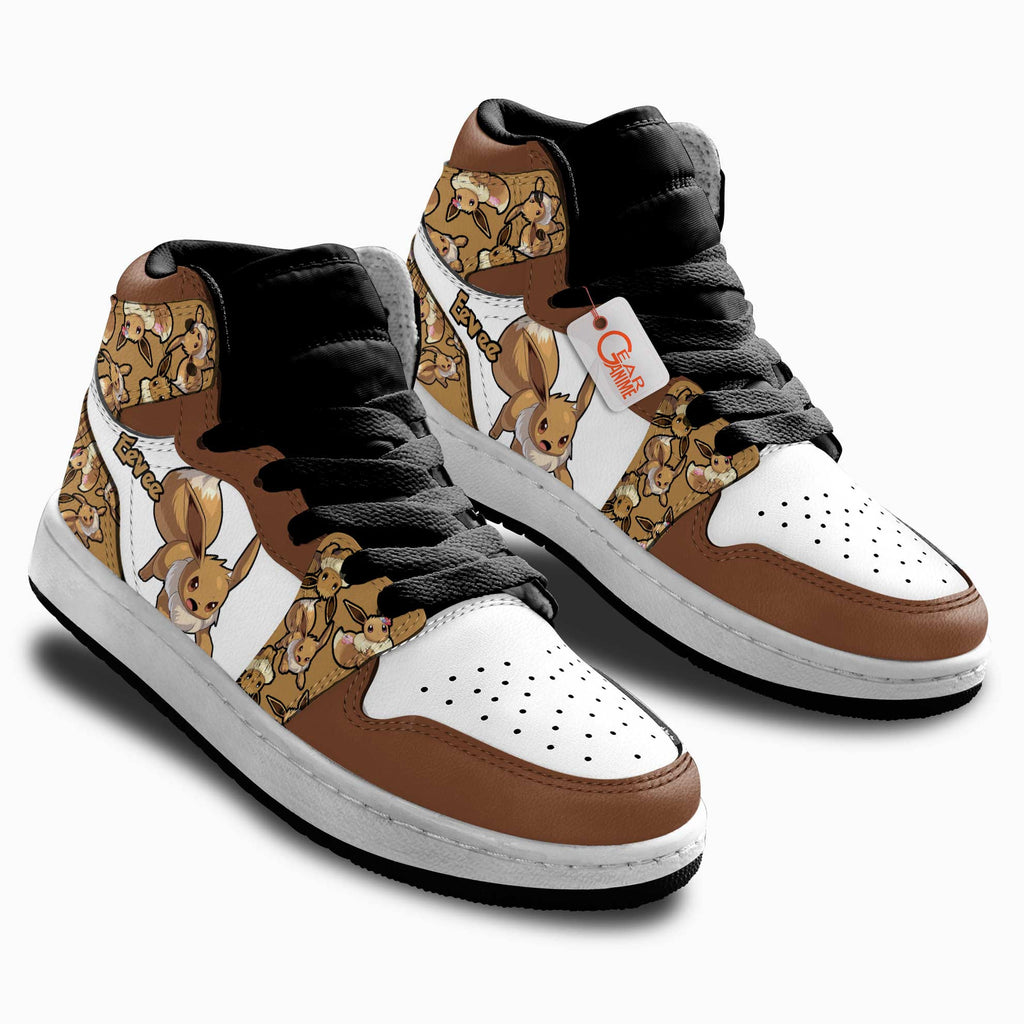 Eevee Personalized Kids High-Top Sneakers