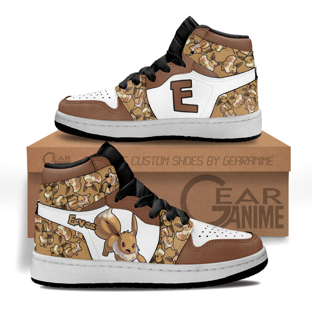 Eevee Personalized Kids High-Top Sneakers
