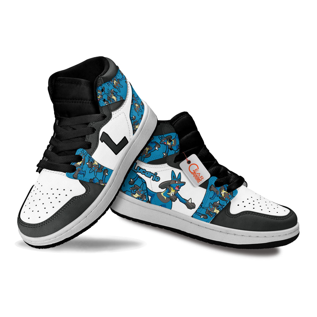 Lucario Personalized Kids High-Top Sneakers