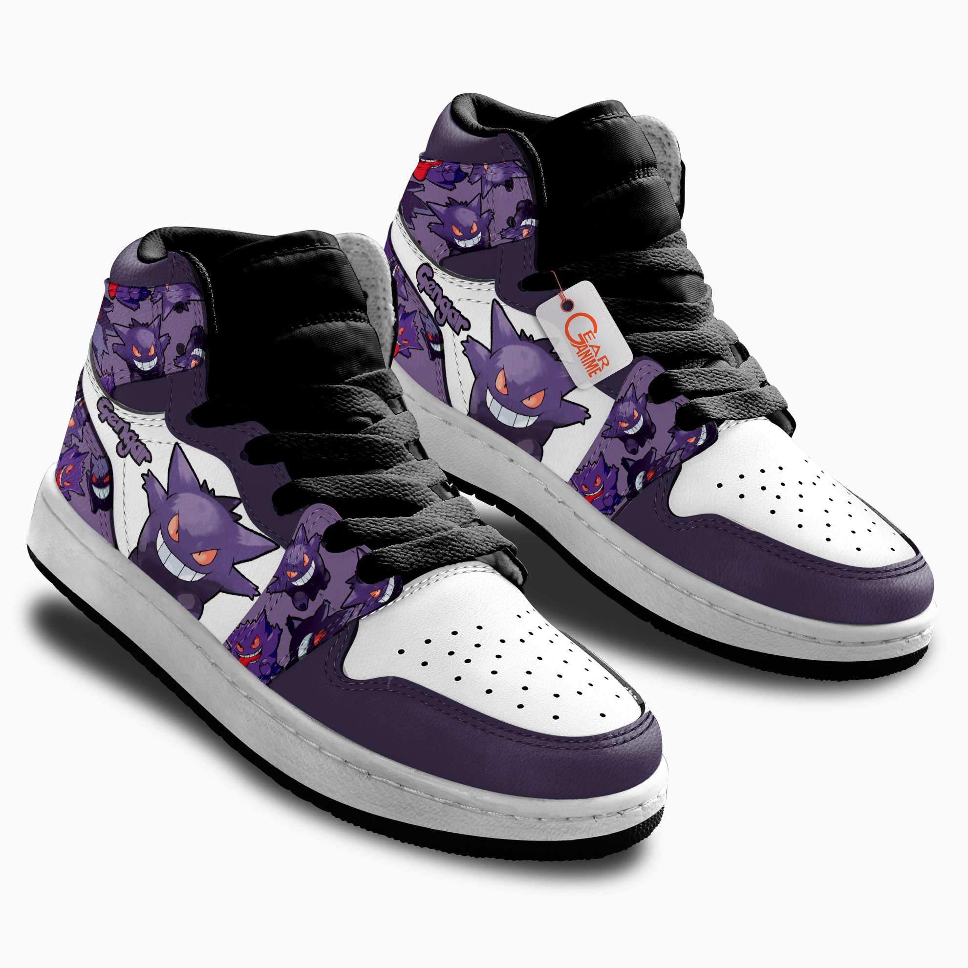 Gengar Personalized Kids High-Top Sneakers