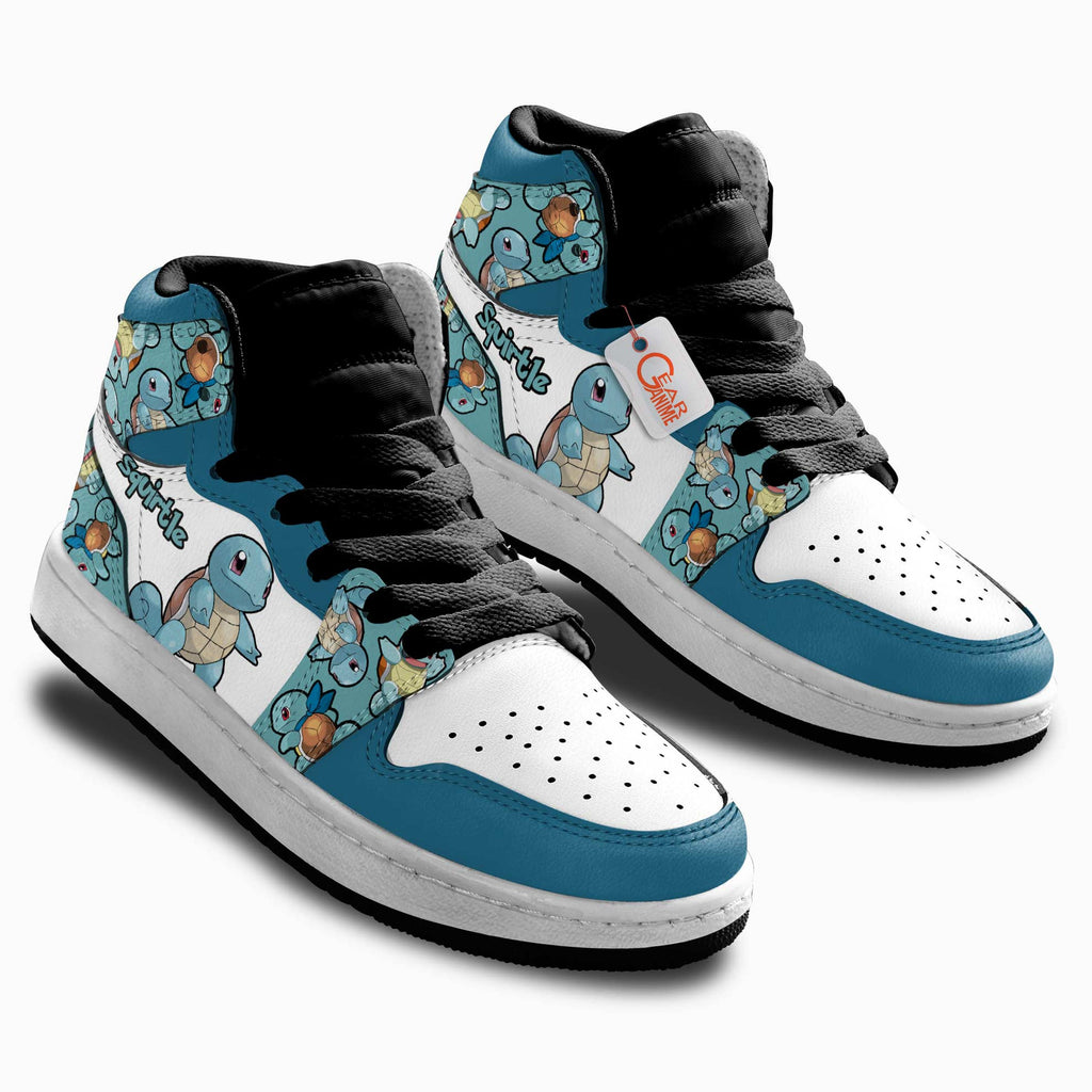 Squirtle Personalized Kids High-Top Sneakers