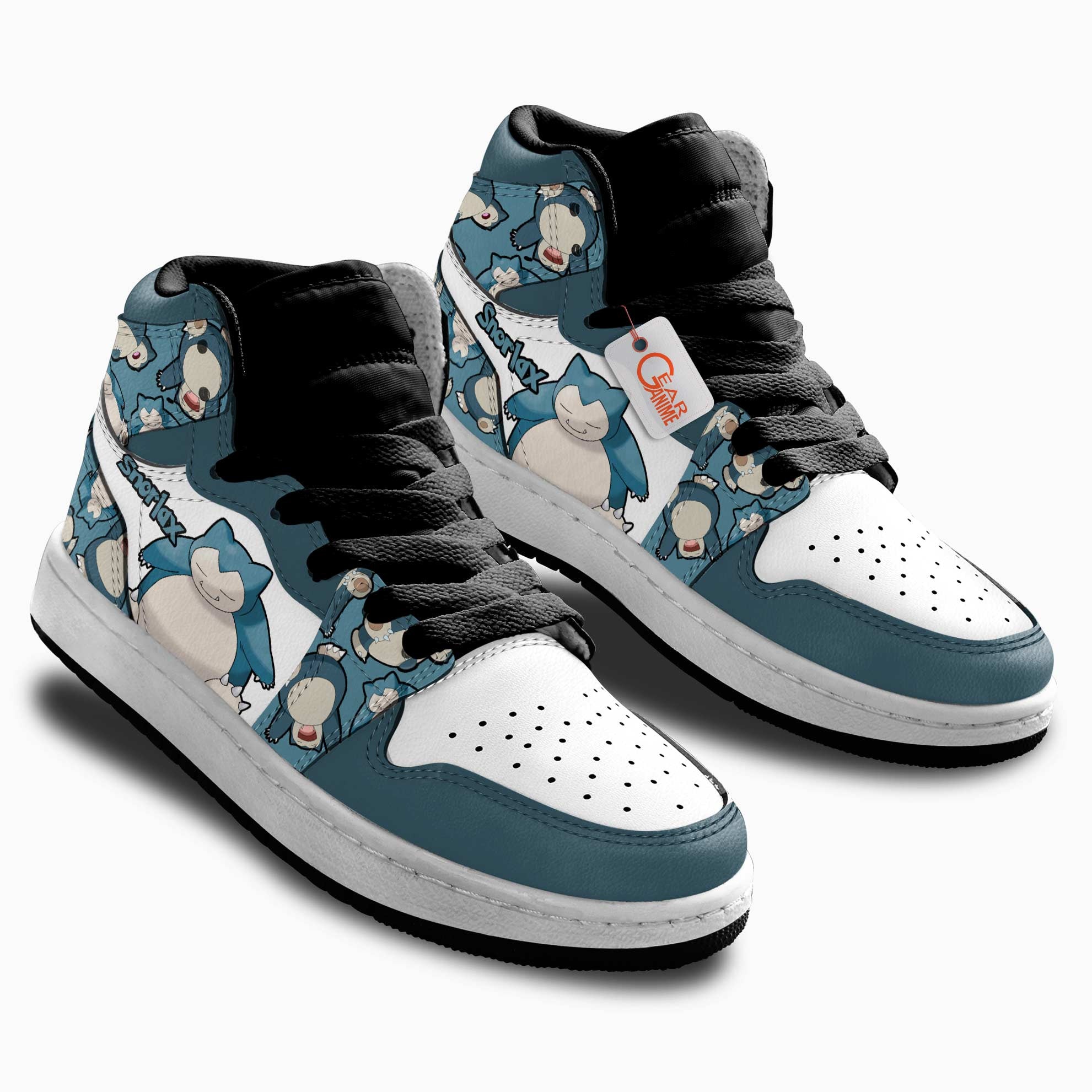 Snorlax Personalized Kids High-Top Sneakers