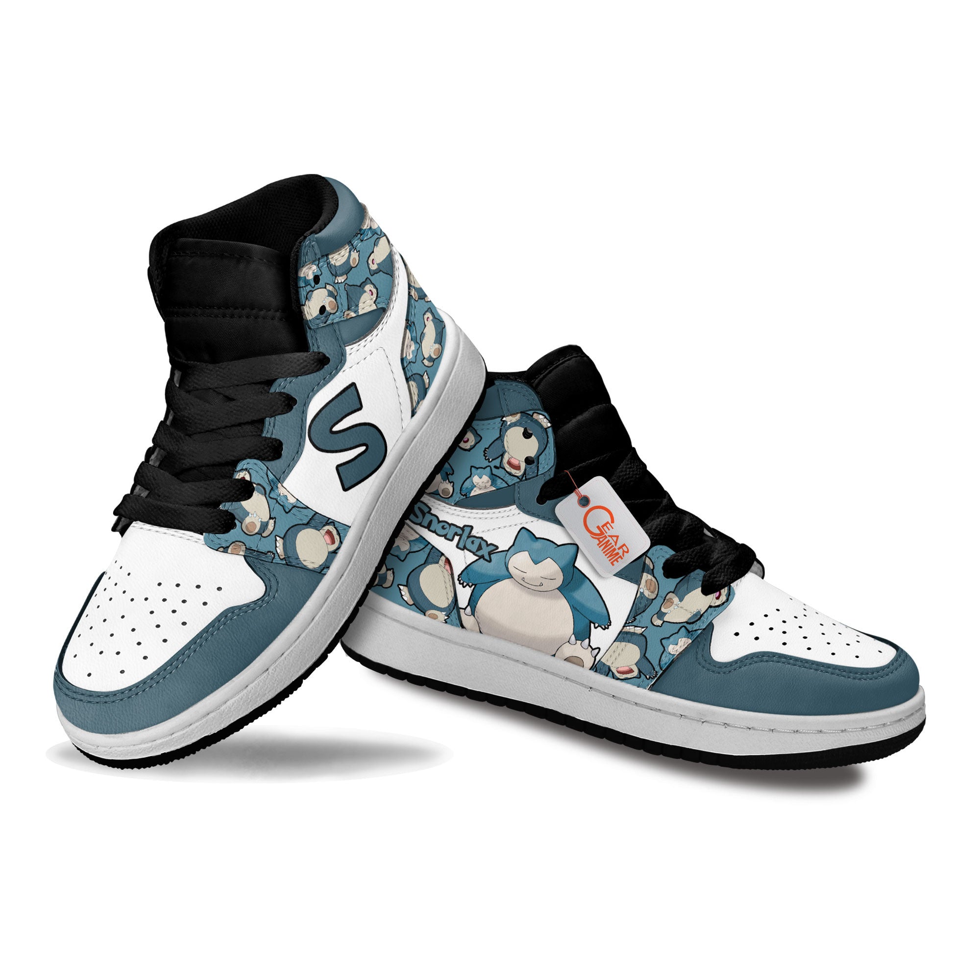 Snorlax Personalized Kids High-Top Sneakers