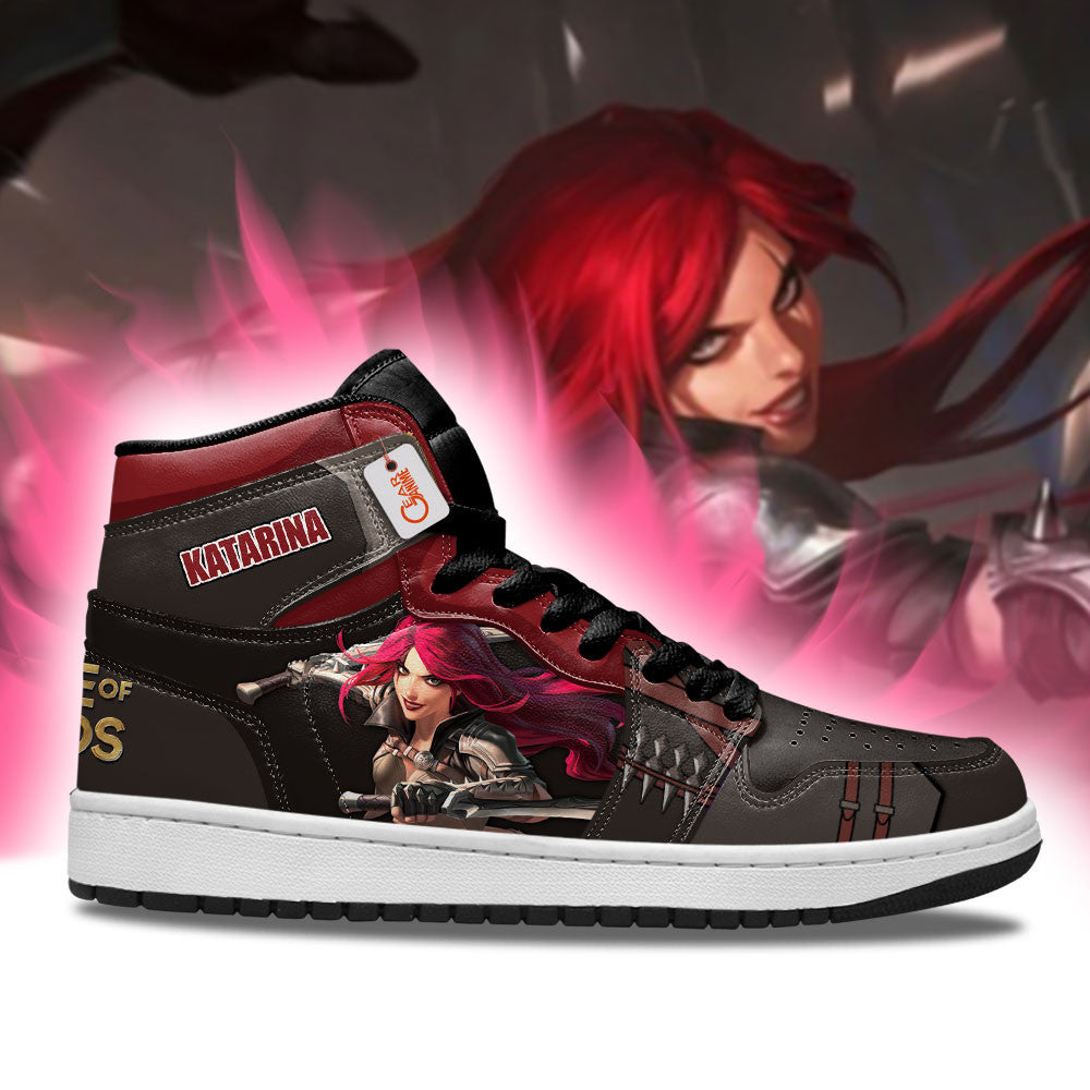 Katarina High-Top Sneakers Custom LOL Game Personalized