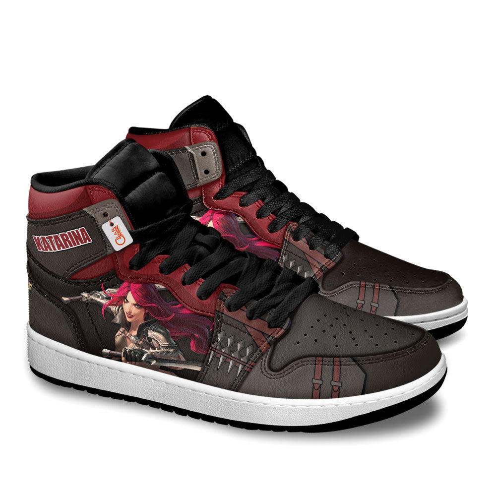 Katarina High-Top Sneakers Custom LOL Game Personalized