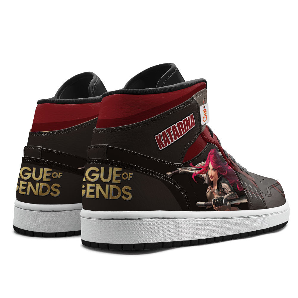Katarina High-Top Sneakers Custom LOL Game Personalized