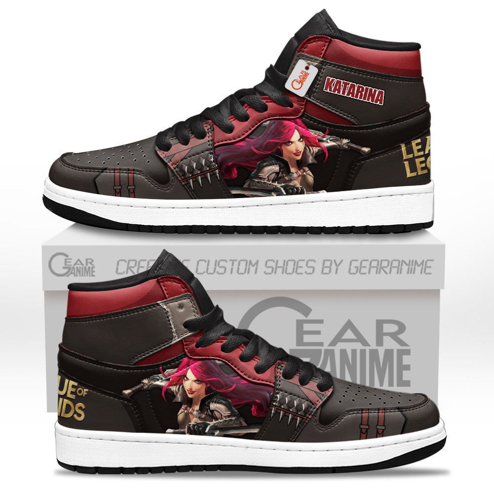 Katarina High-Top Sneakers Custom LOL Game Personalized