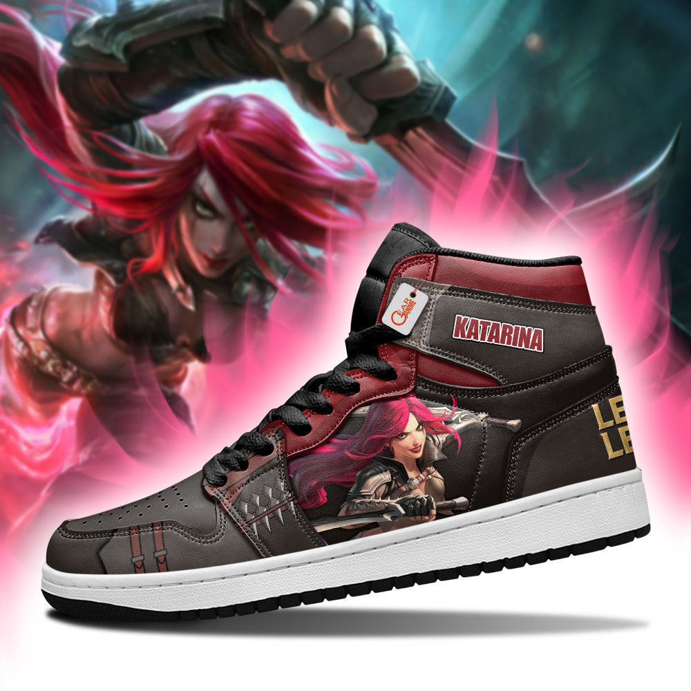 Katarina High-Top Sneakers Custom LOL Game Personalized
