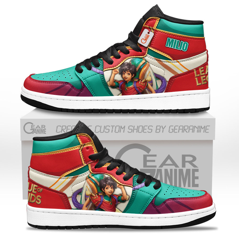 Milio High-Top Sneakers Custom LOL Game Personalized