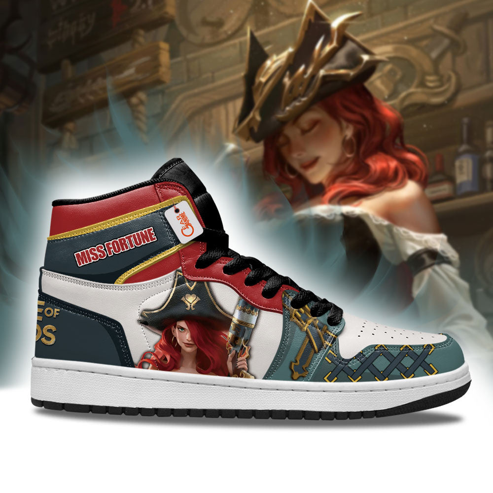 Miss Fortune High-Top Sneakers Custom LOL Game Personalized