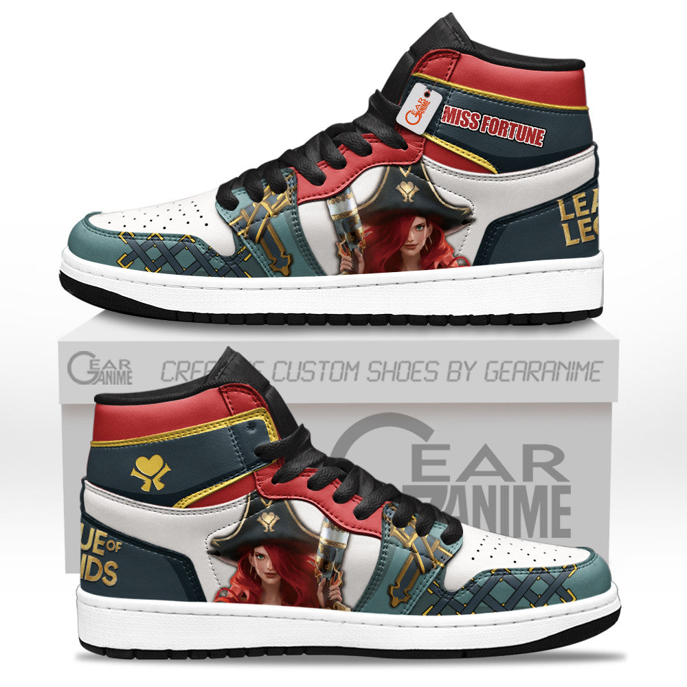 Miss Fortune High-Top Sneakers Custom LOL Game Personalized
