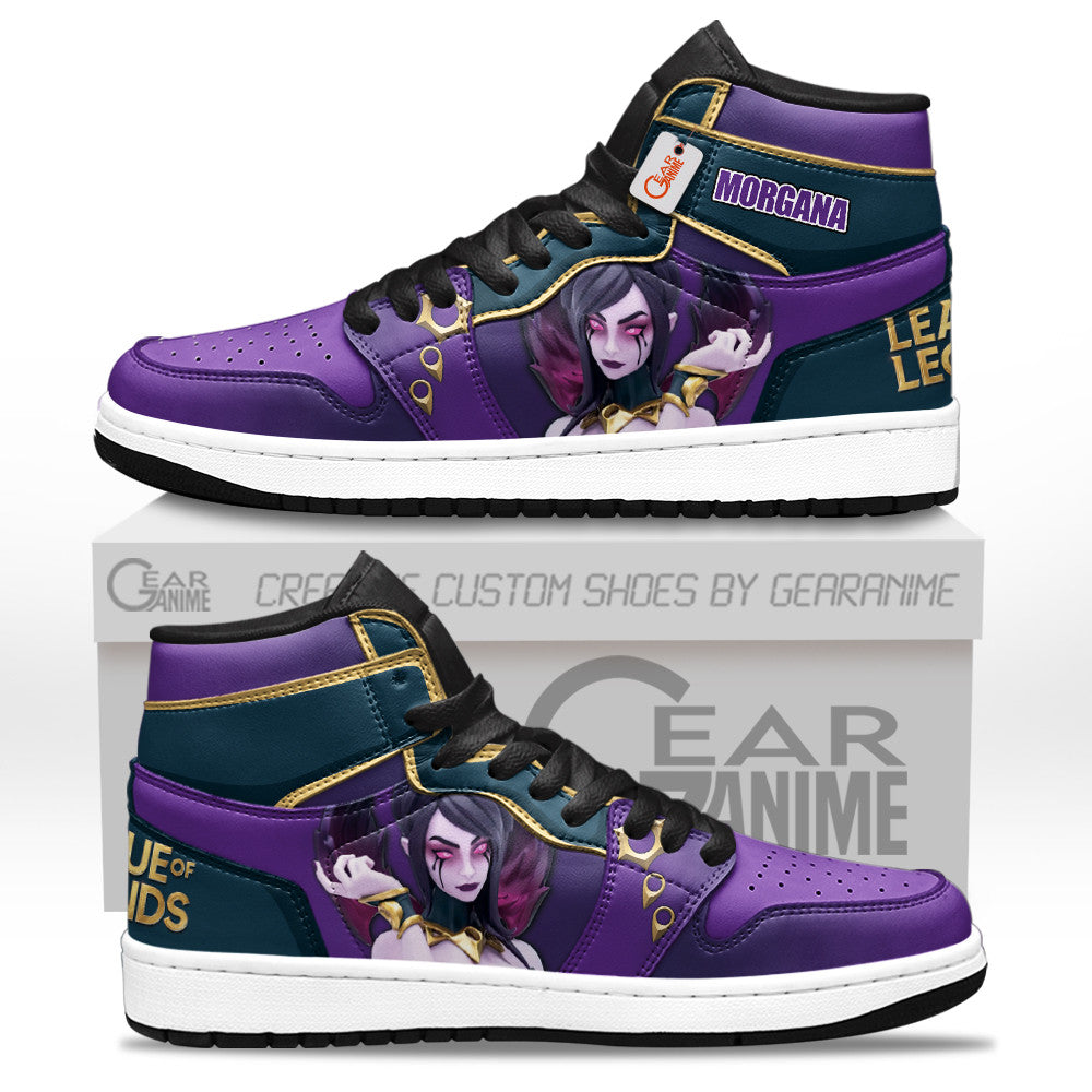 Morgana High-Top Sneakers Custom LOL Game Personalized