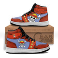Luffy Personalized Kids High-Top Sneakers