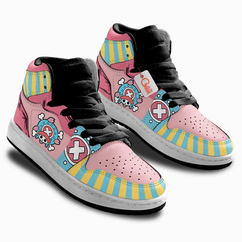 Chopper Personalized Kids High-Top Sneakers