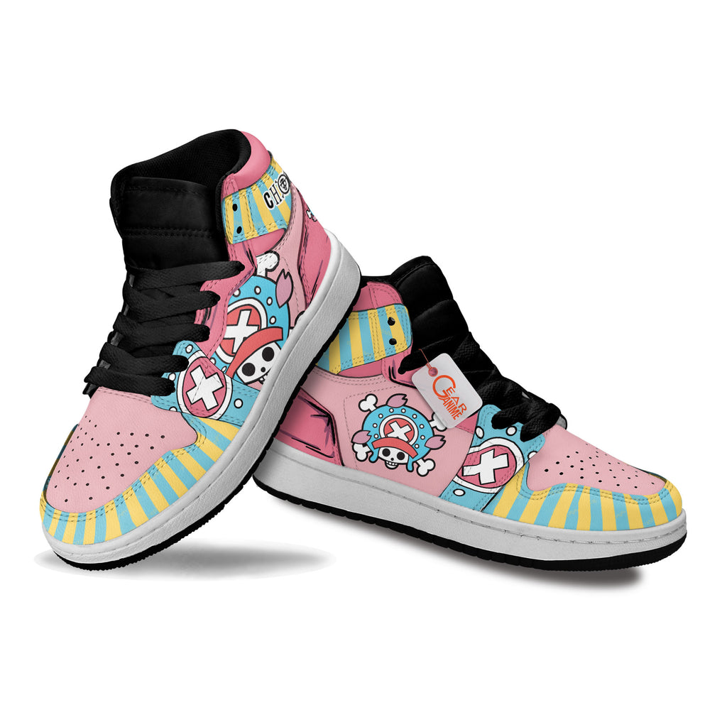 Chopper Personalized Kids High-Top Sneakers