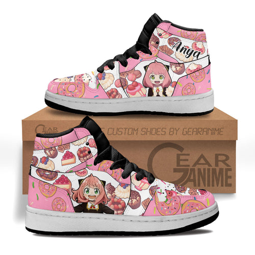 Anya Forger Personalized Kids High-Top Sneakers