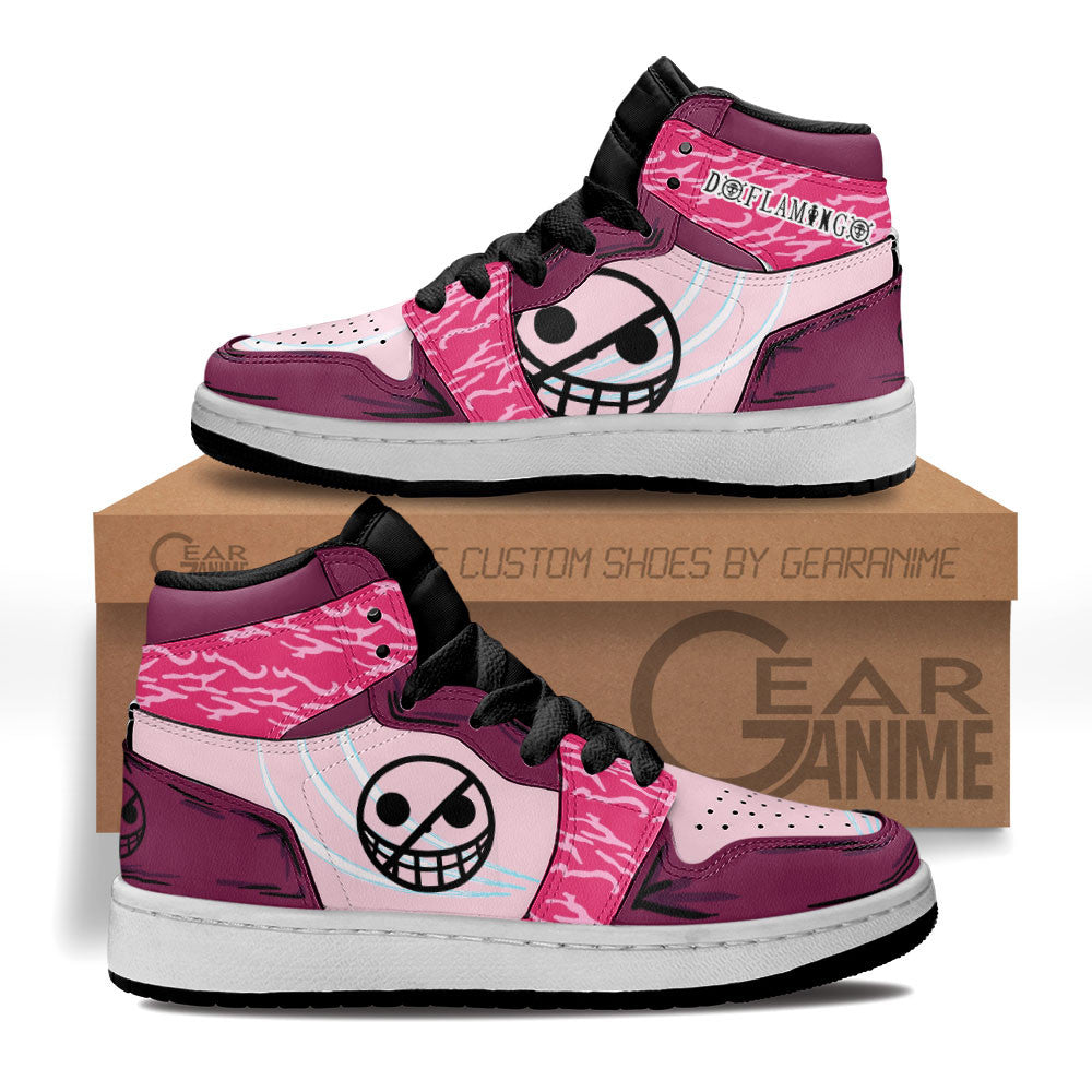 Doflamingo Personalized Kids High-Top Sneakers
