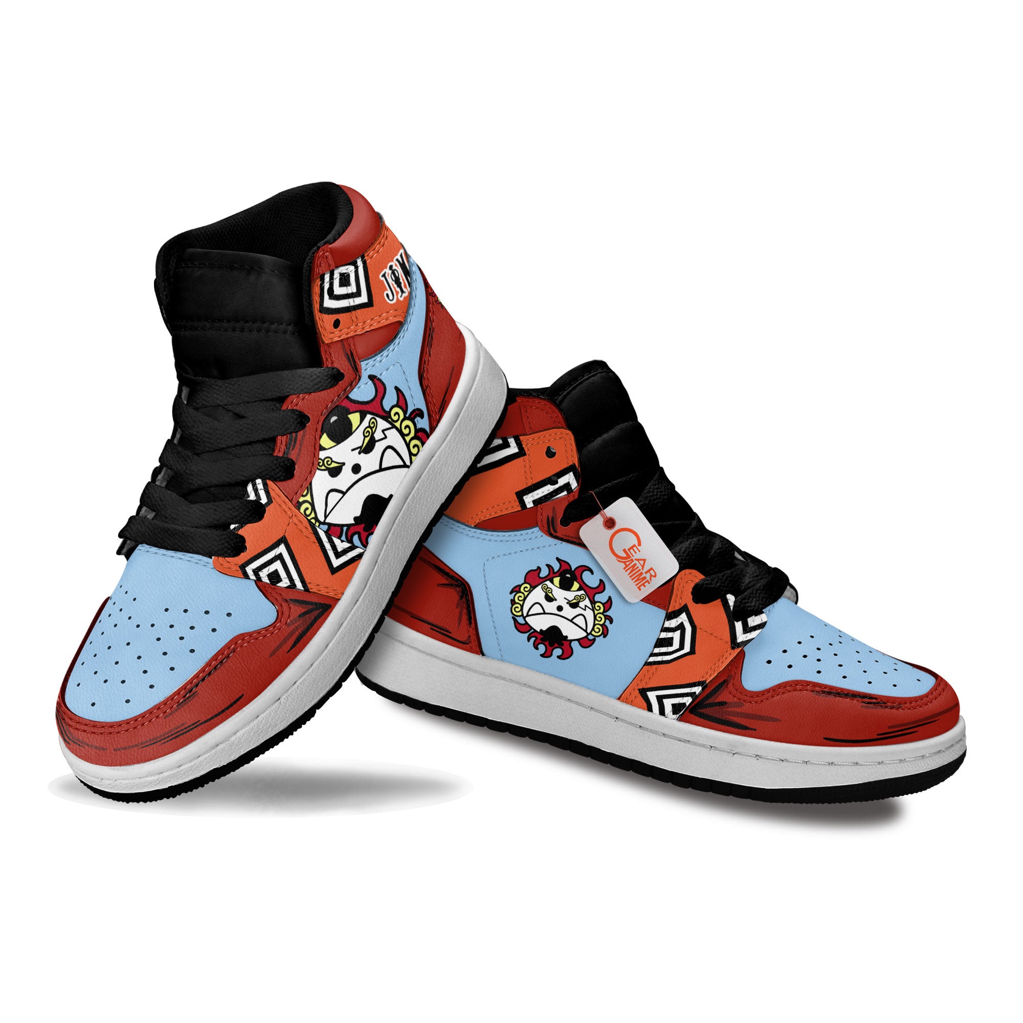 Jinbe Personalized Kids High-Top Sneakers