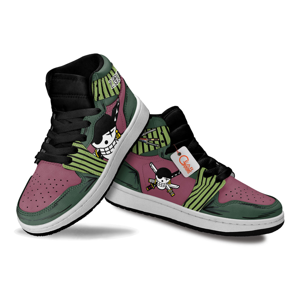 Zoro Personalized Kids High-Top Sneakers