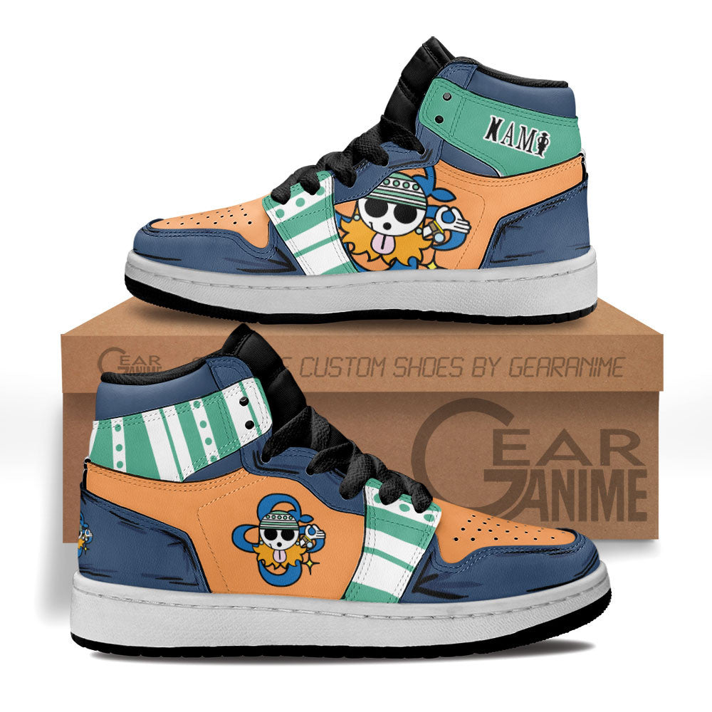 Nami Personalized Kids High-Top Sneakers