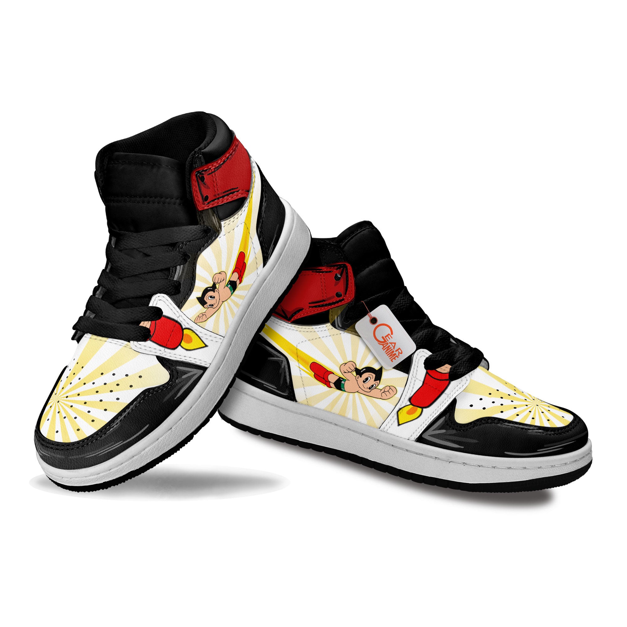 Atom Personalized Kids High-Top Sneakers