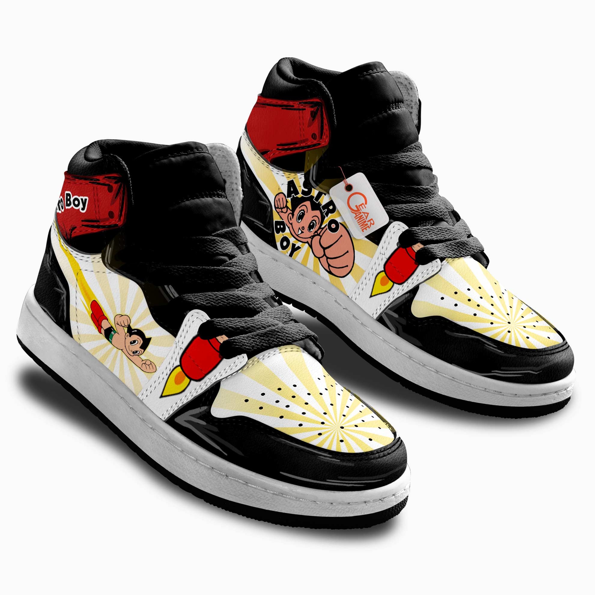 Atom Personalized Kids High-Top Sneakers