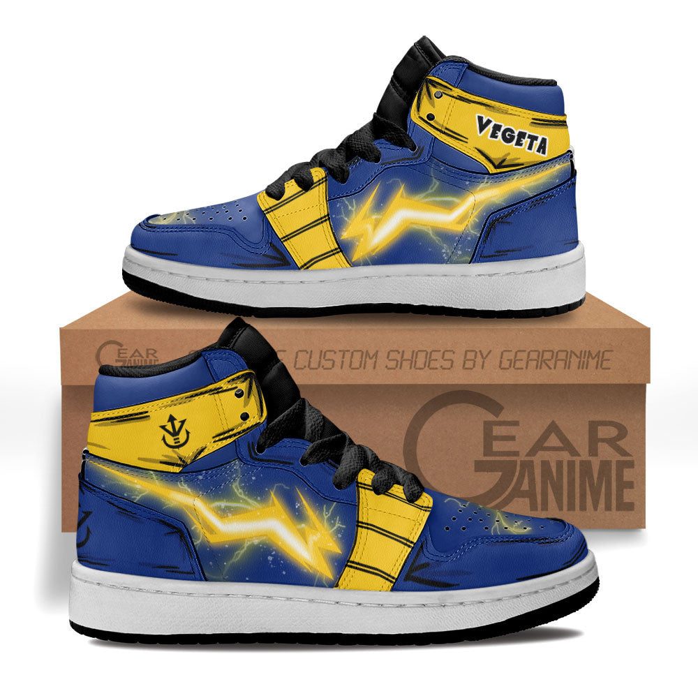 Vegeta Personalized Kids High-Top Sneakers