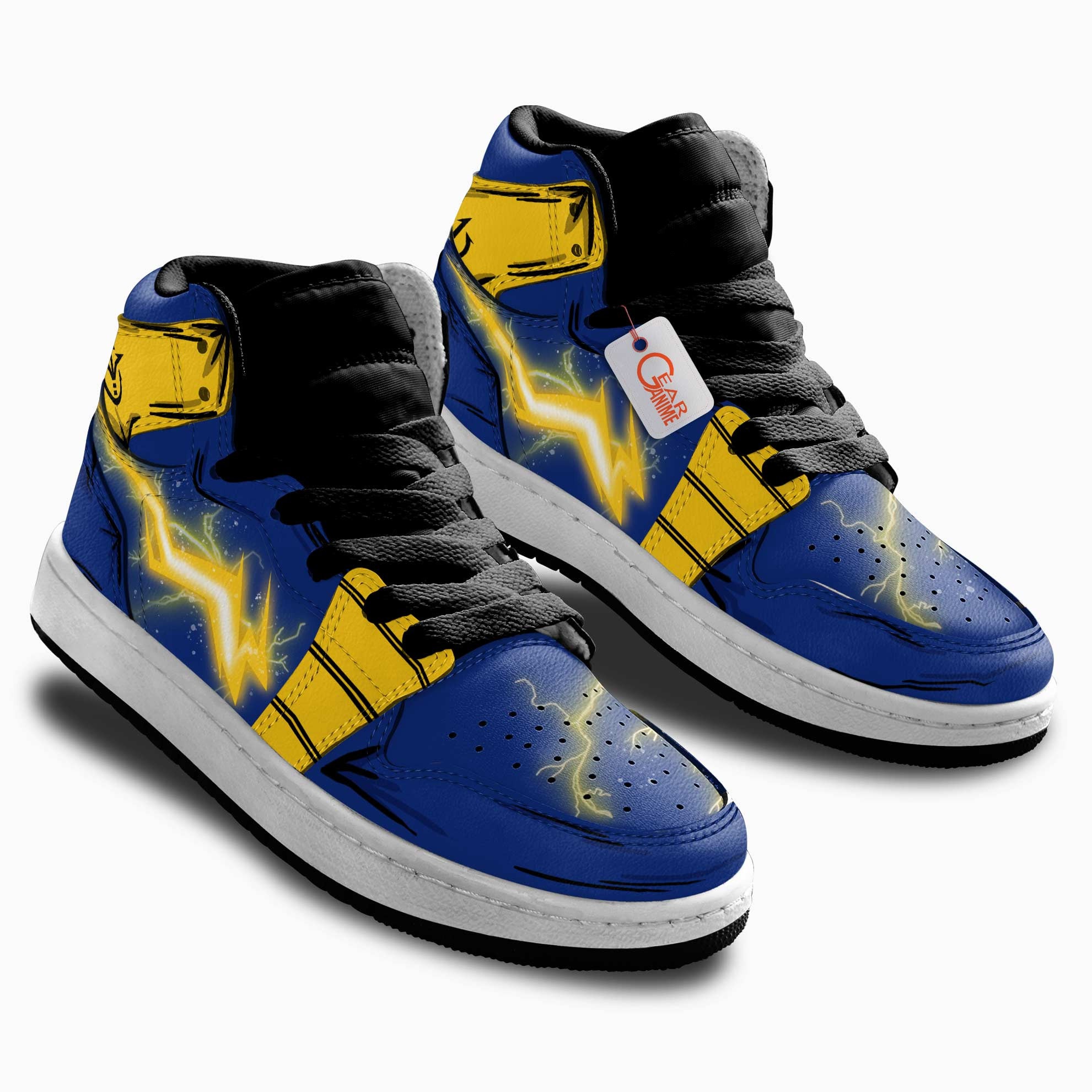 Vegeta Personalized Kids High-Top Sneakers