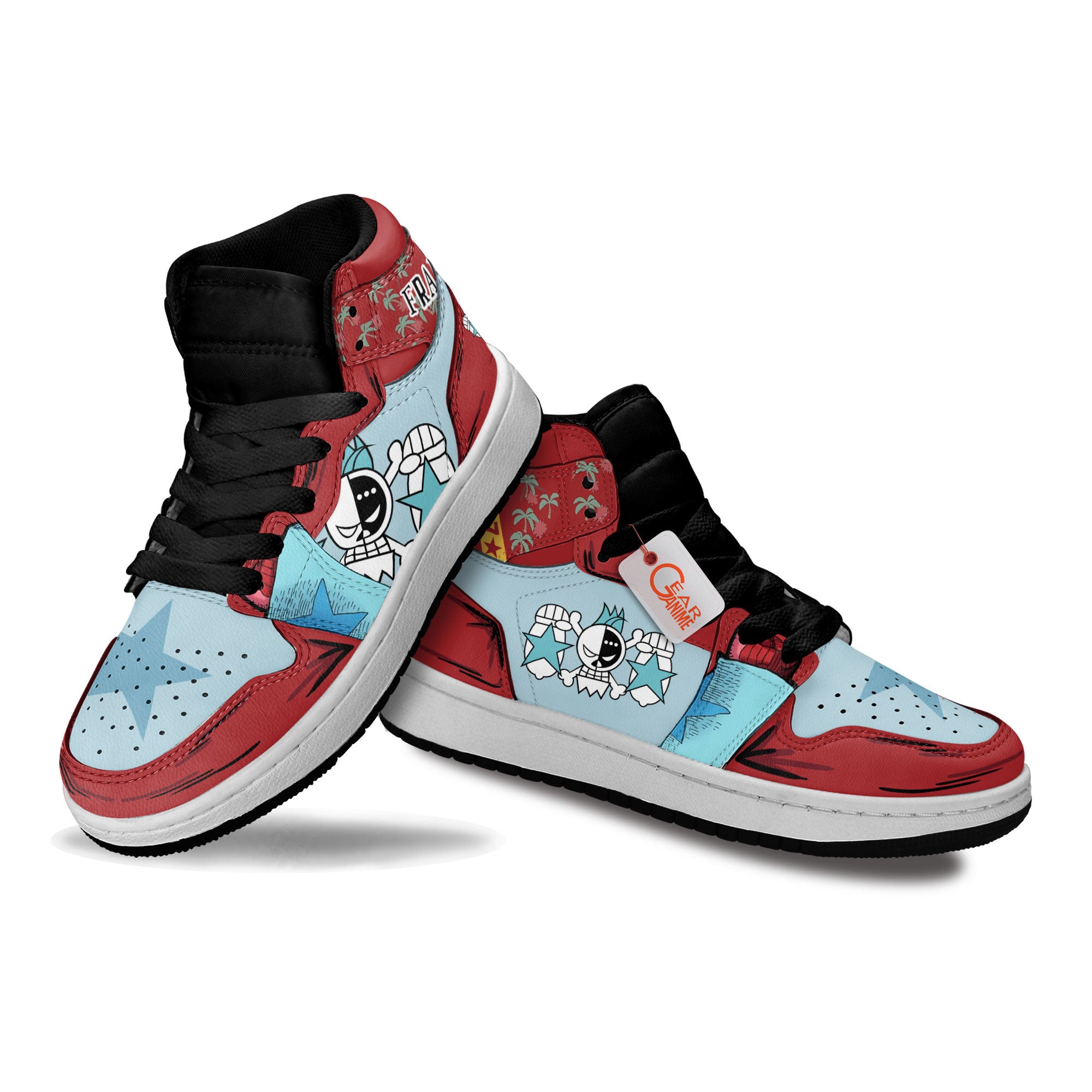 Franky Personalized Kids High-Top Sneakers
