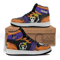 Brook Custom Kids High-Top Sneakers Jolly Roger Custom