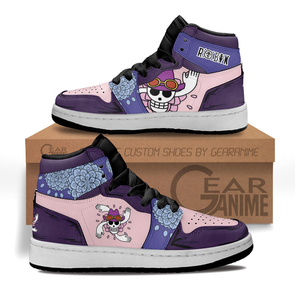 Nico Robin Personalized Kids High-Top Sneakers