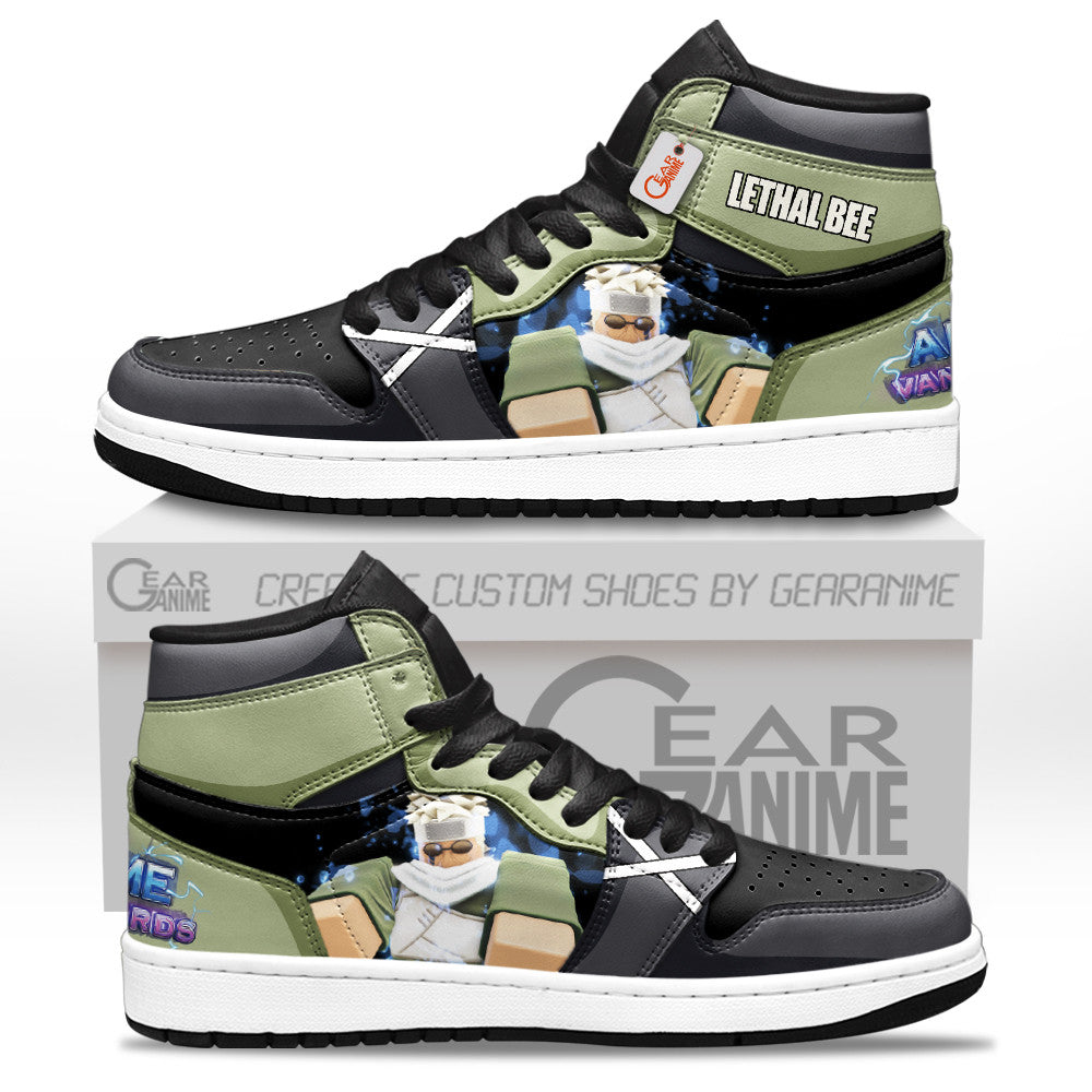 Lethal Bee High-Top Sneakers Custom Games Collection Personalized