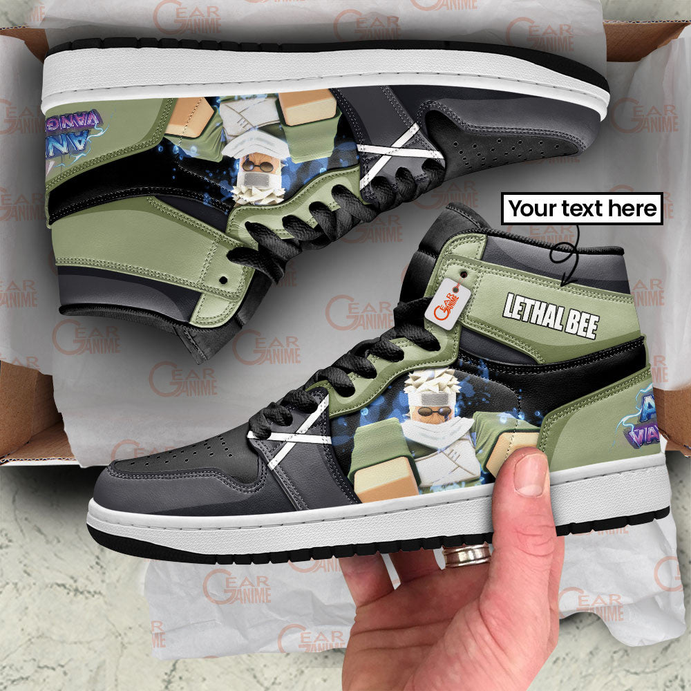 Lethal Bee High-Top Sneakers Custom Games Collection Personalized