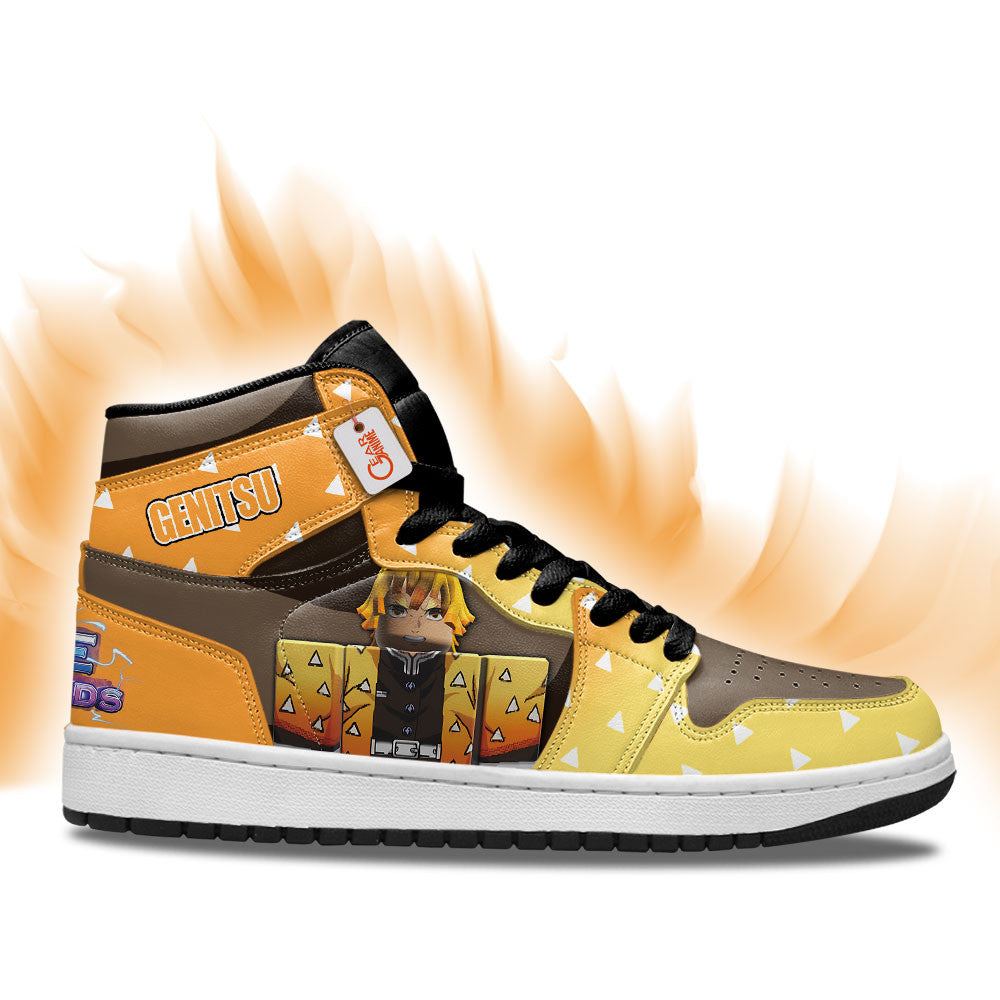 Genitsu High-Top Sneakers Custom Games Collection Personalized
