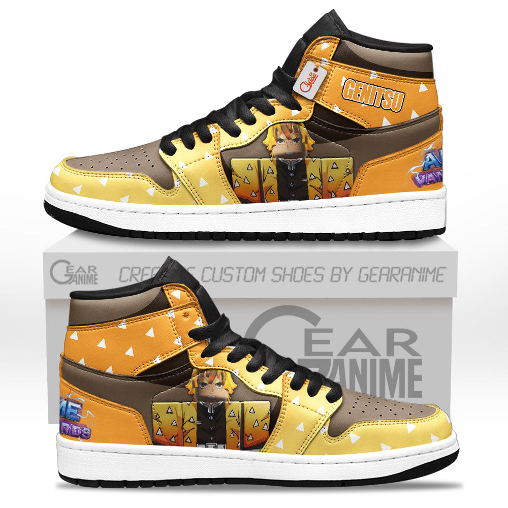 Genitsu High-Top Sneakers Custom Games Collection Personalized