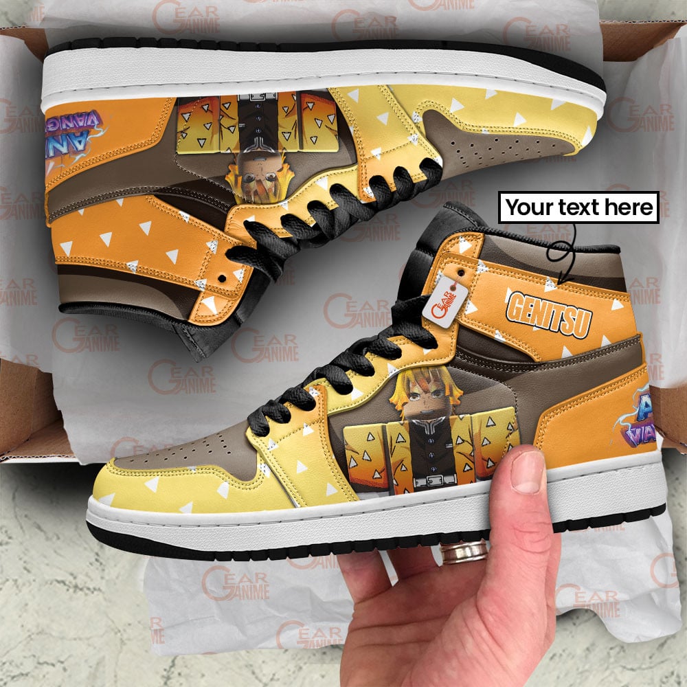 Genitsu High-Top Sneakers Custom Games Collection Personalized