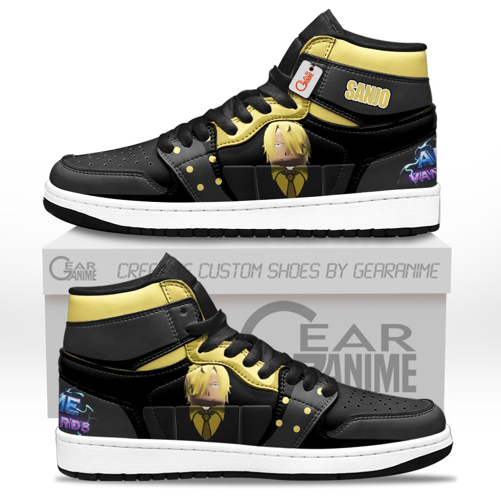 Sanjo High-Top Sneakers Custom Games Collection Personalized