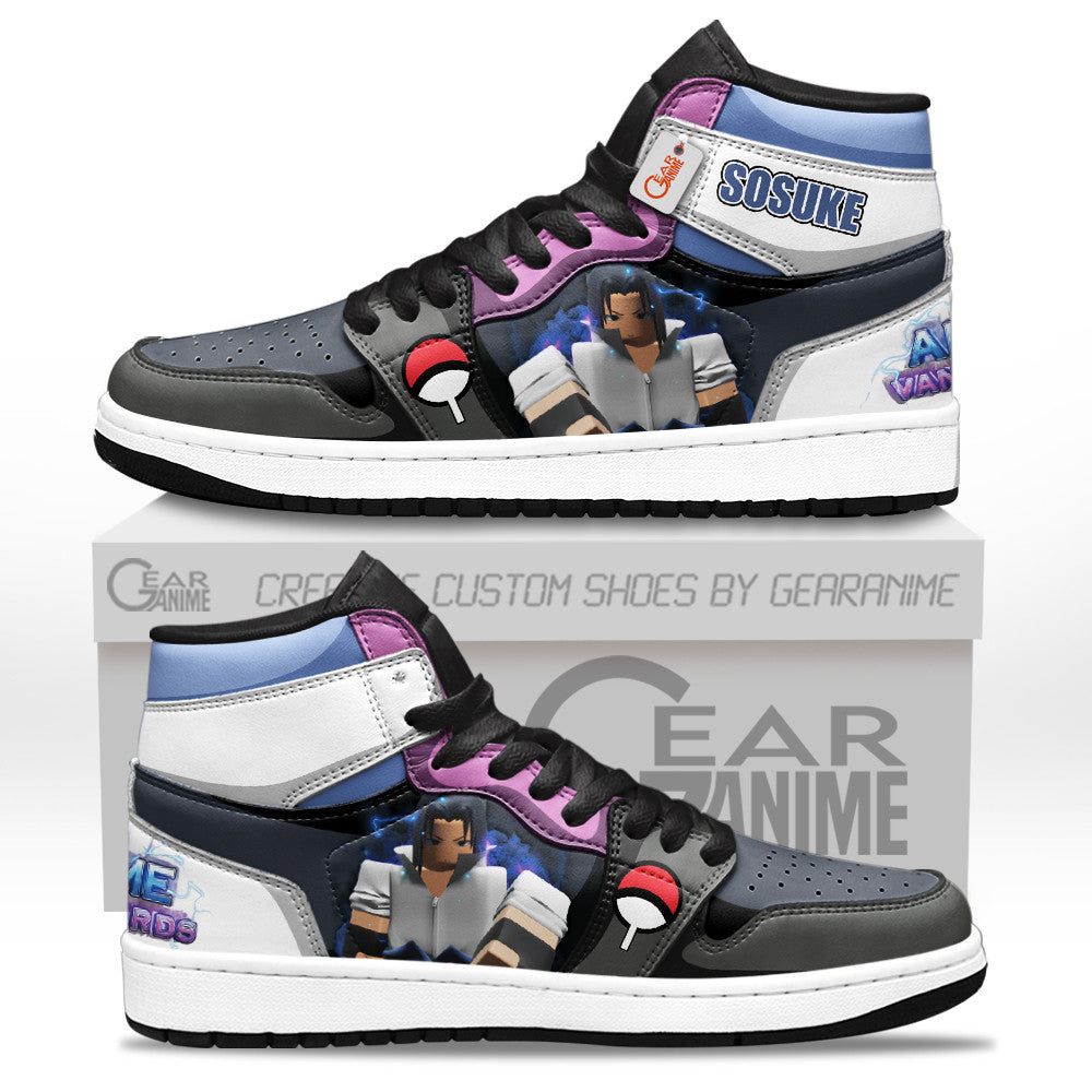 Sosuke High-Top Sneakers Custom Games Collection Personalized