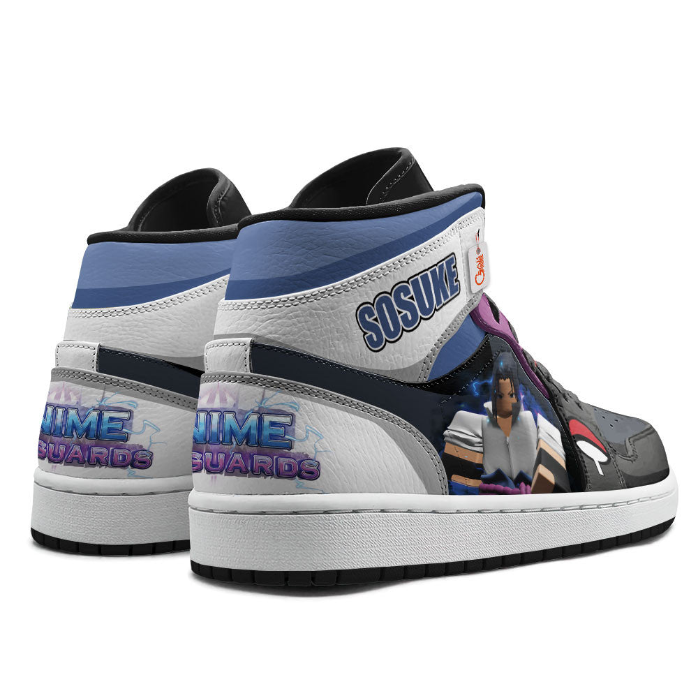Sosuke High-Top Sneakers Custom Games Collection Personalized
