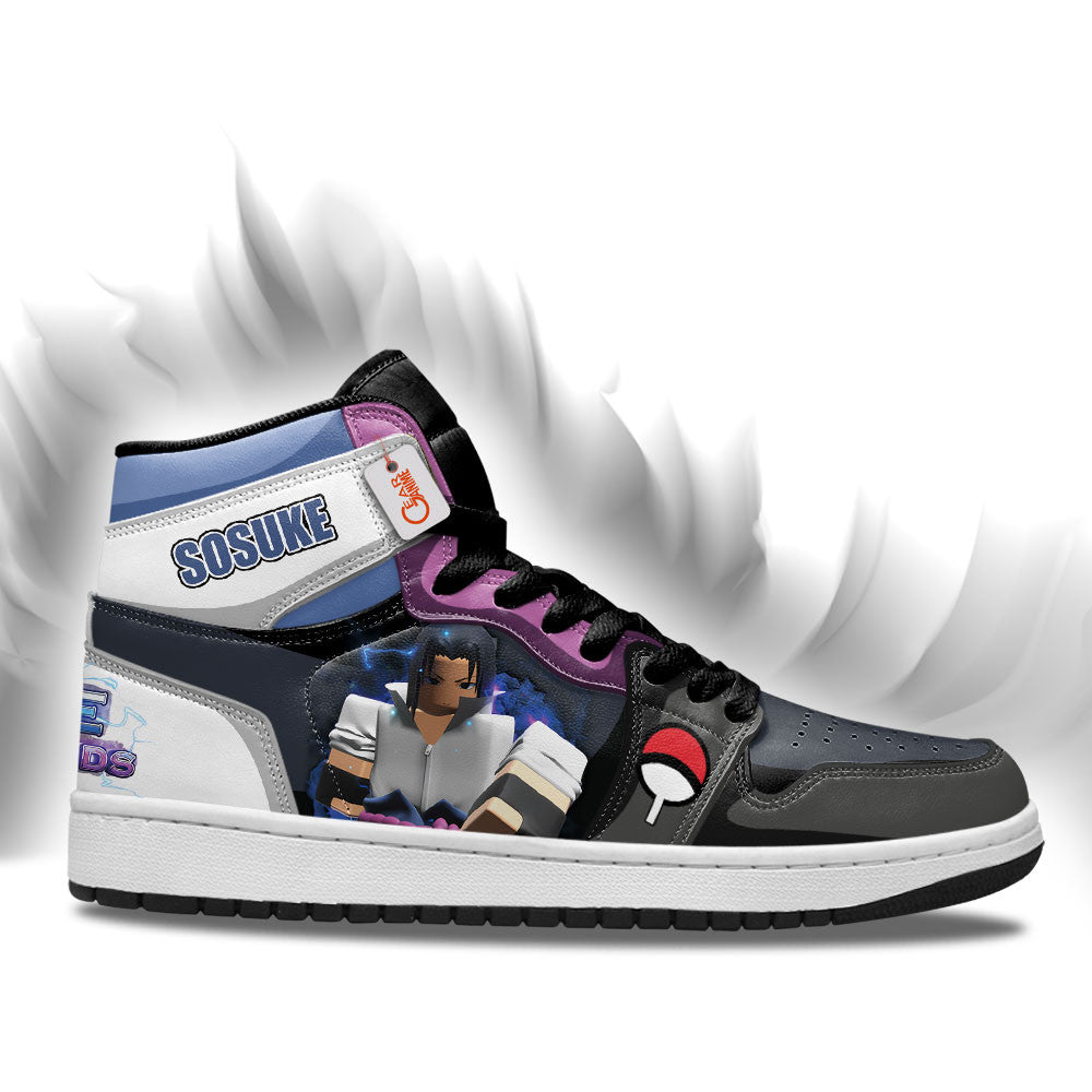 Sosuke High-Top Sneakers Custom Games Collection Personalized