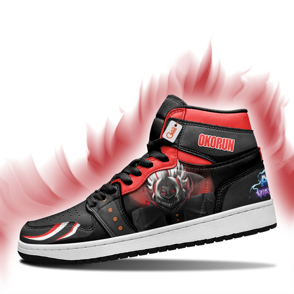 Okorun High-Top Sneakers Custom Games Collection Personalized