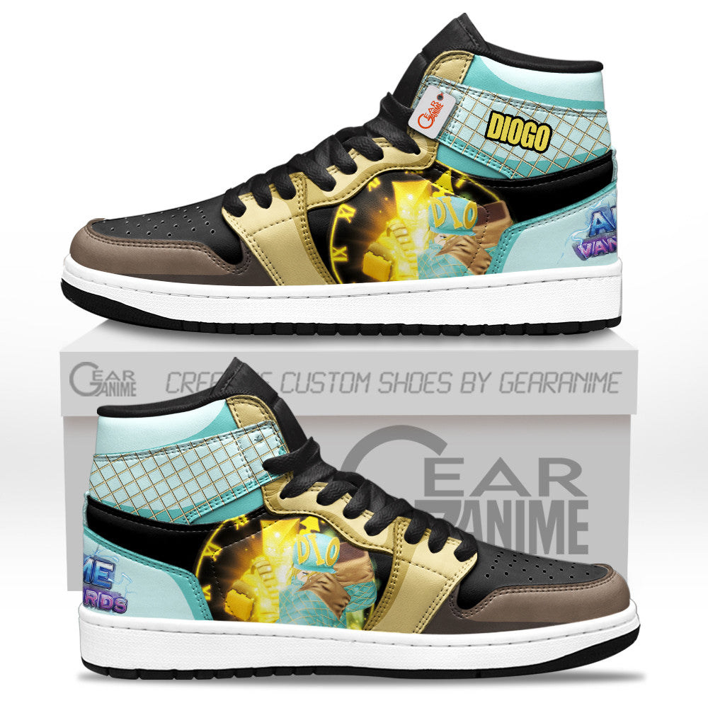 Diogo High-Top Sneakers Custom Games Collection Personalized