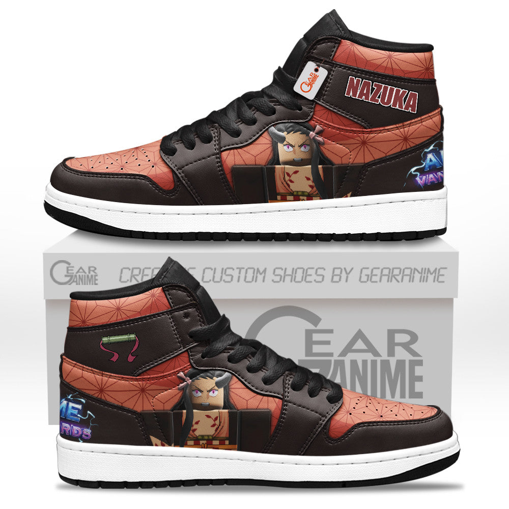 Nazuka High-Top Sneakers Custom Games Collection Personalized